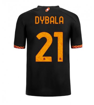 AS Roma Paulo Dybala #21 Replika Tredjetrøje 2023-24 Kortærmet